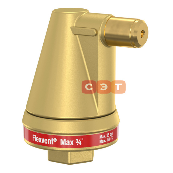 Автоматический поплавковый воздухоотводчик Flexvent Max float vent 3/4"